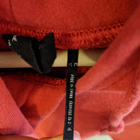 Urban Outfitters Out From Under Crop Red Hoodie - Picture 3 of 3